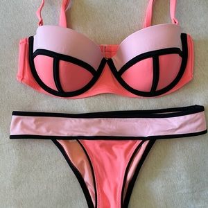 VS color block bikini